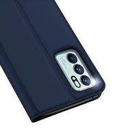 Dux Ducis Slim Softcase Bookcase Oppo Reno 6 5G - Donkerblauw