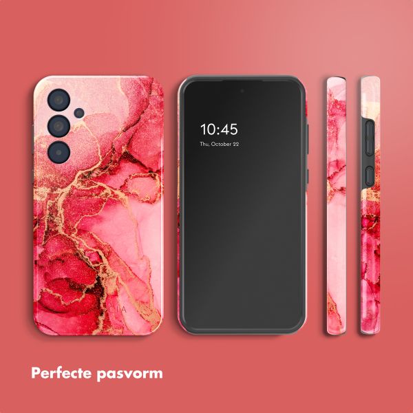 Selencia Vivid Tough Backcover Samsung Galaxy A35 - Rosy Marble