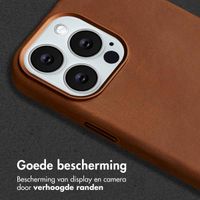 Accezz Vintage Leather Magsafe Backcover Apple iPhone 13 Pro - Tabacco Cognac