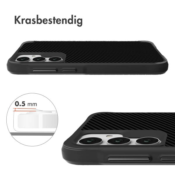 imoshion Rugged Hybrid Case Samsung Galaxy A35 - Zwart