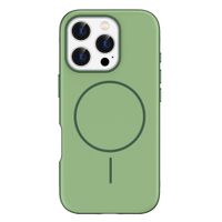 imoshion Color Backcover met Thin MagSafe Ring Apple iPhone 16 Pro - Donkergroen