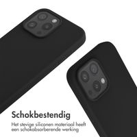 imoshion Siliconen hoesje met koord Apple iPhone 16 Pro Max - Zwart