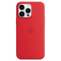 Apple Silicone Backcover MagSafe iPhone 14 Pro Max - Rood