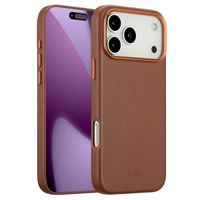 Accezz MagSafe Leather Backcover Apple iPhone 17 Pro Max - Sienna Brown