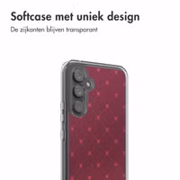 imoshion Design hoesje Samsung Galaxy A54 (5G) - Crush Check Coral Dust