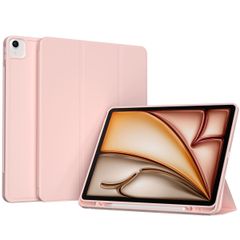 Accezz Smart Silicone Bookcase iPad Air 13 inch (2024) M2 - Roze