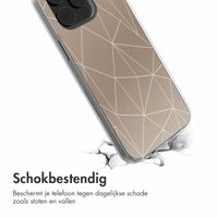 imoshion Design hoesje Apple iPhone 14 - Graphic Lines Beige
