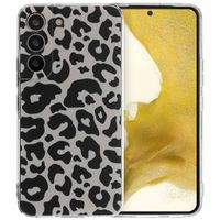 imoshion Design hoesje Samsung Galaxy S22 - Leopard Transparent