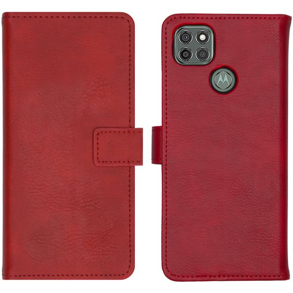 imoshion Luxe Bookcase Motorola Moto G9 Power - Rood