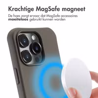 imoshion Color Backcover met afneembaar koord MagSafe Apple iPhone 16 Pro - Black Coffee