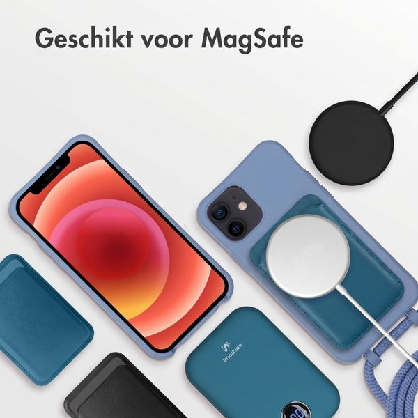 imoshion Color Backcover met afneembaar koord met MagSafe Apple iPhone 12 (Pro) - Ash Blue