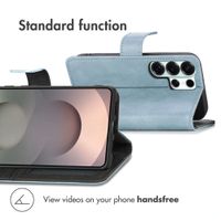 imoshion Luxury Bookcase Samsung Galaxy S26 Ultra - Light Blue
