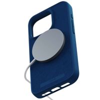 Njorð Collections Suède Comfort+ Case MagSafe iPhone 15 Pro - Blue