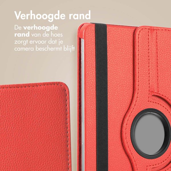 imoshion 360° draaibare Bookcase Lenovo Tab M10 5G - Rood