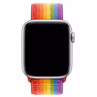 Apple Sport Loop band Apple Watch Series 1 t/m 9 / SE (38/40/41 mm) | Series 10 / 11 (42 mm) - Rainbow Pride