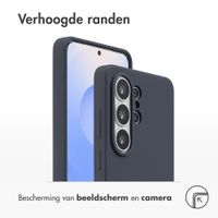 Accezz Liquid Silicone Backcover Samsung Galaxy S26 Ultra - Donkerblauw