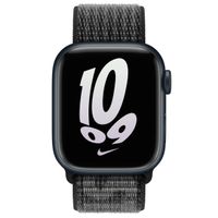 Apple Nike Sport Loop Band Apple Watch Series 1-9 / SE - 38/40/41 mm / Series 10 - 42 mm - Black / Summit White