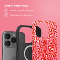 Selencia Vivid Tough Backcover met MagSafe Apple iPhone 15 Pro - Wild Spots Lipstick