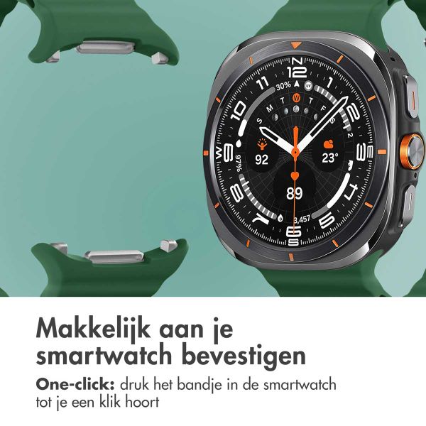 imoshion Ocean Siliconenband Samsung Galaxy Watch Ultra (2024/2025) - Donkergroen