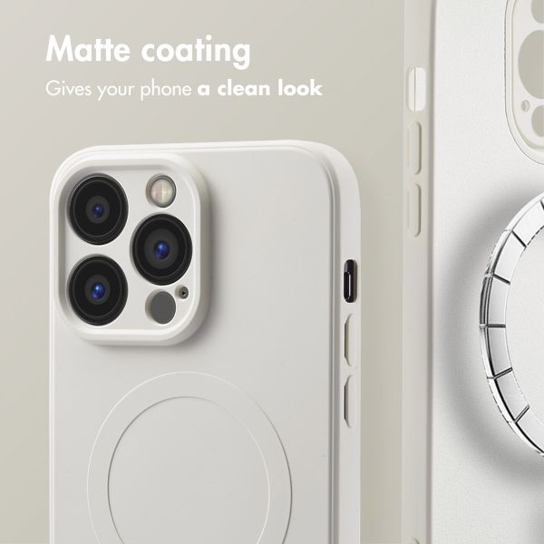 imoshion Colour Back Cover with MagSafe Apple iPhone 14 Pro - Beige