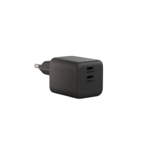 Zens Compact Oplader 2x USB-C 100W - Power Adapter - Zwart