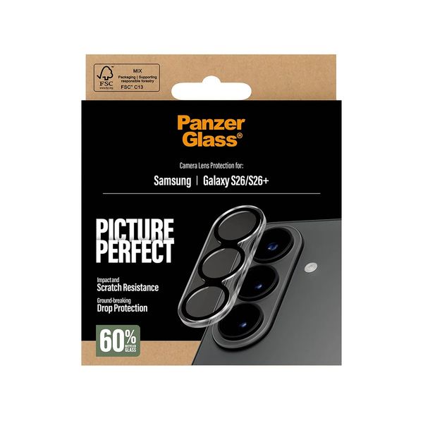 PanzerGlass PicturePerfect Camera Lens Protector voor de Samsung Galaxy S26 / S26 Plus