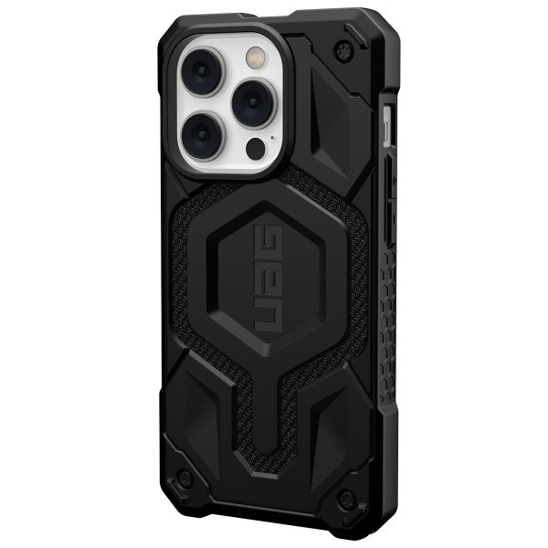 UAG Monarch Backcover MagSafe iPhone 14 Pro - Kevlar Black