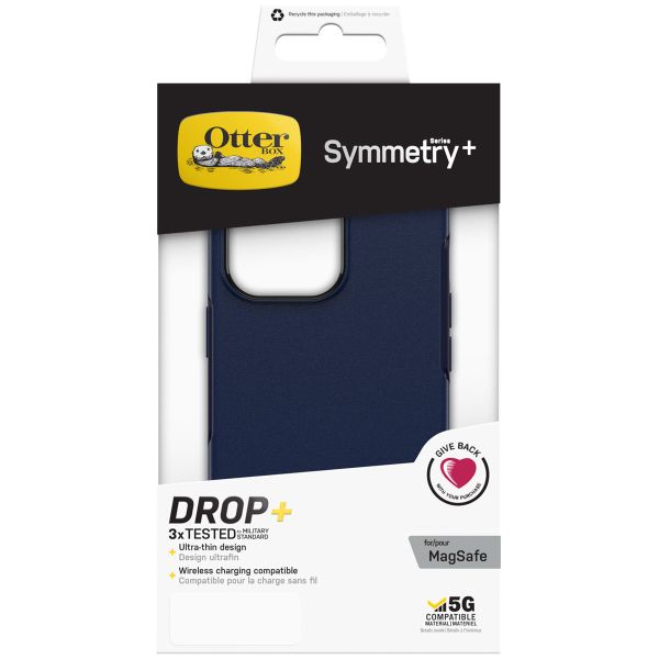 OtterBox Symmetry Backcover MagSafe iPhone 13 Pro - Blauw