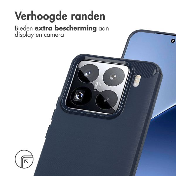 imoshion Brushed Backcover Xiaomi 15 Pro - Donkerblauw