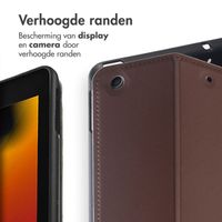 Accezz Classic Tablet Case Apple iPad 9 (2021) 10.2 inch / iPad 8 (2020) 10.2 inch / iPad 7 (2019) 10.2 inch - Bruin