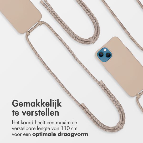 imoshion Color Backcover met afneembaar koord MagSafe Apple iPhone 13 - Nude