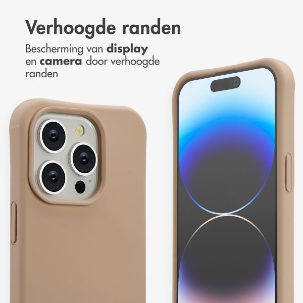 imoshion Color Backcover met afneembaar koord MagSafe Apple iPhone 14 Pro - Nude