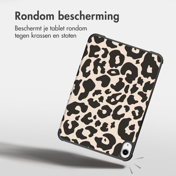 imoshion Design Trifold Bookcase Apple iPad Mini 7 (2024) / iPad Mini 6 (2021) - Leopard