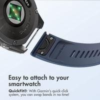 imoshion QuickFit® Line Silicone Band - Garmin QuickFit® 20 mm attachment - Dark Blue