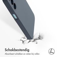 Accezz Liquid Silicone Backcover Samsung Galaxy A16 - Donkerblauw