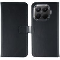 Selencia Echt Leren Bookcase Xiaomi 15T Pro - Zwart