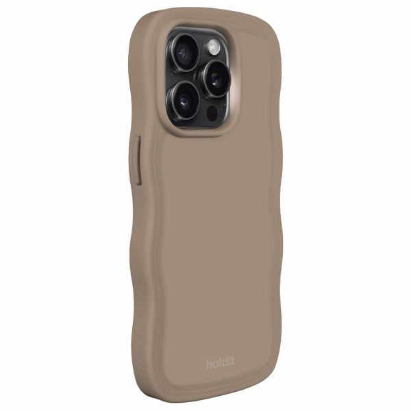 Holdit Wavy Case Apple iPhone 14 Pro Max - Mocha Brown