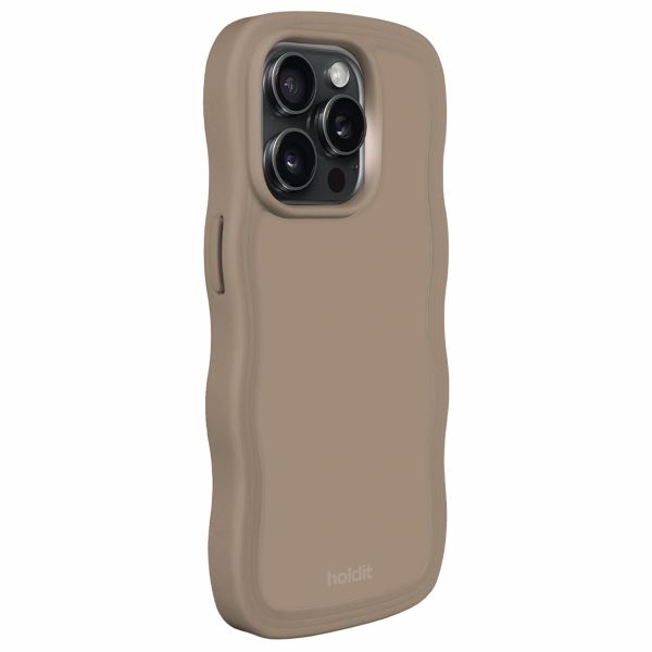 Holdit Wavy Case iPhone 14 Pro Max - Mocha Brown