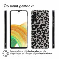 imoshion Design hoesje Samsung Galaxy A33 - Leopard Transparent