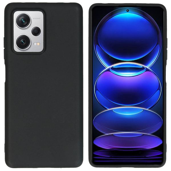 imoshion Color Backcover Xiaomi Redmi Note 12 Pro Plus - Zwart