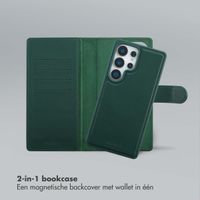 Selencia Olyn Uitneembare Bookcase met MagSafe Samsung Galaxy S25 Ultra - Groen