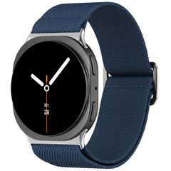 imoshion Elastisch Nylonbandje voor de Samsung Galaxy Watch 8 (Classic) - 40 / 44 / 46mm - Donkerblauw