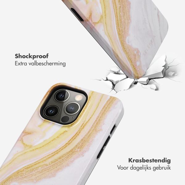 Selencia Vivid Backcover Apple iPhone 14 Pro Max - Chic Marble Gold
