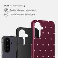 Selencia Vivid Backcover Samsung Galaxy A57 (5G) - Happy Dots Burgundy