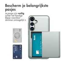 imoshion Backcover met pasjeshouder Samsung Galaxy S25 Plus - Groen