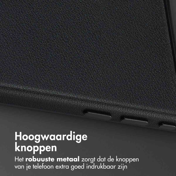 Accezz MagSafe Leather Backcover Apple iPhone Air - Onyx Black