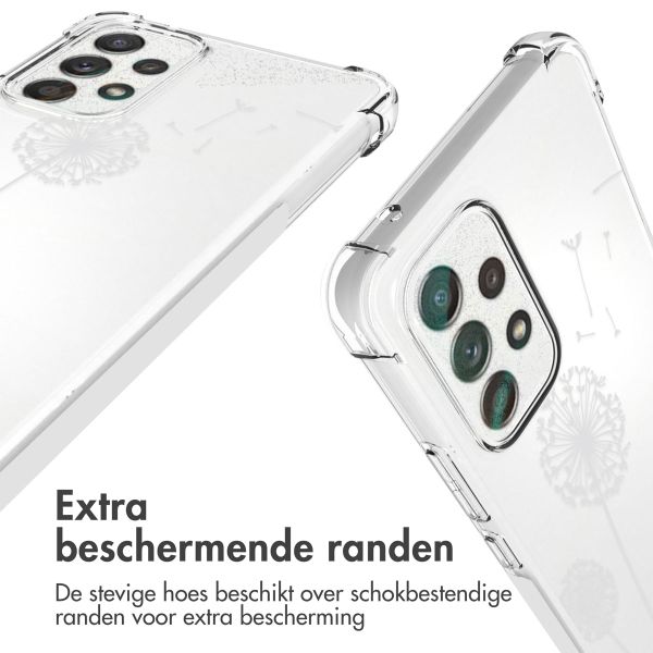 imoshion Design hoesje met koord Samsung Galaxy A53 - Paardenbloem - Wit