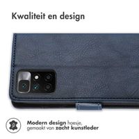 imoshion Luxe Bookcase Xiaomi Redmi 10  - Donkerblauw