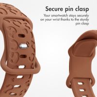 imoshion Silicone Band Leopard Print Apple Watch | 38/40/41/42 mm - Brown