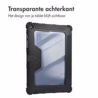 Accezz Rugged Trifold Bookcase Samsung Galaxy Tab A9 Plus - Zwart